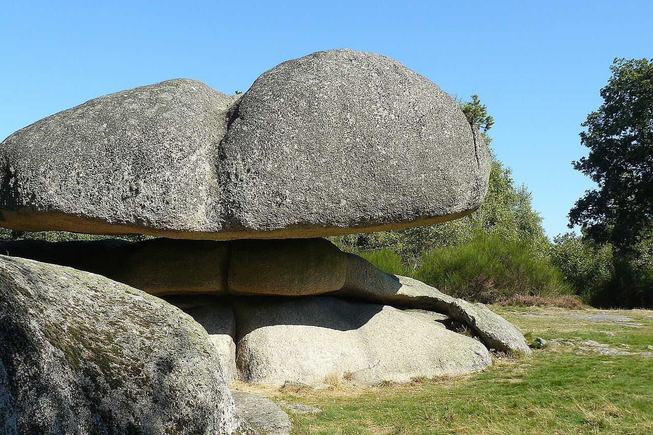Les Pierres Jaumâtres, chaos de blocs de granit en équilibre